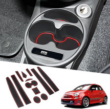 Compatibile Con Fiat 500 2016-2020 Abarth 595 2017-2021, Tappetini Antiscivolo p