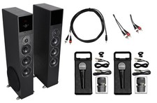 Rockville All-in-one Bluetooth Home Theater/Karaoke Machine System w/ 2 Mics