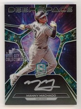 Manny Machado 2022 Panini Spectra Deep Space Autograph Card #DSS-MM 8/8