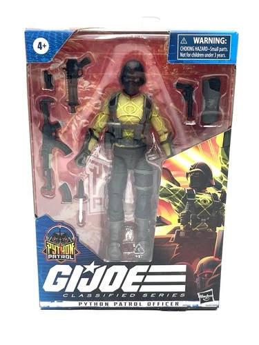 Hasbro G.IJoe Classified Series Cobra Python Patrol Officer Boxed 6 Inch #56