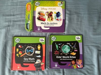 Leapfrog Leap Start Spiral Bound Books Lot Of 3 Very Good Condition