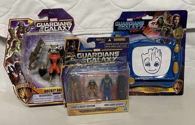 Marvel Guardians Of The Galaxy Toy Lot Rocket Raccoon Groot Nova Corps Read Desc