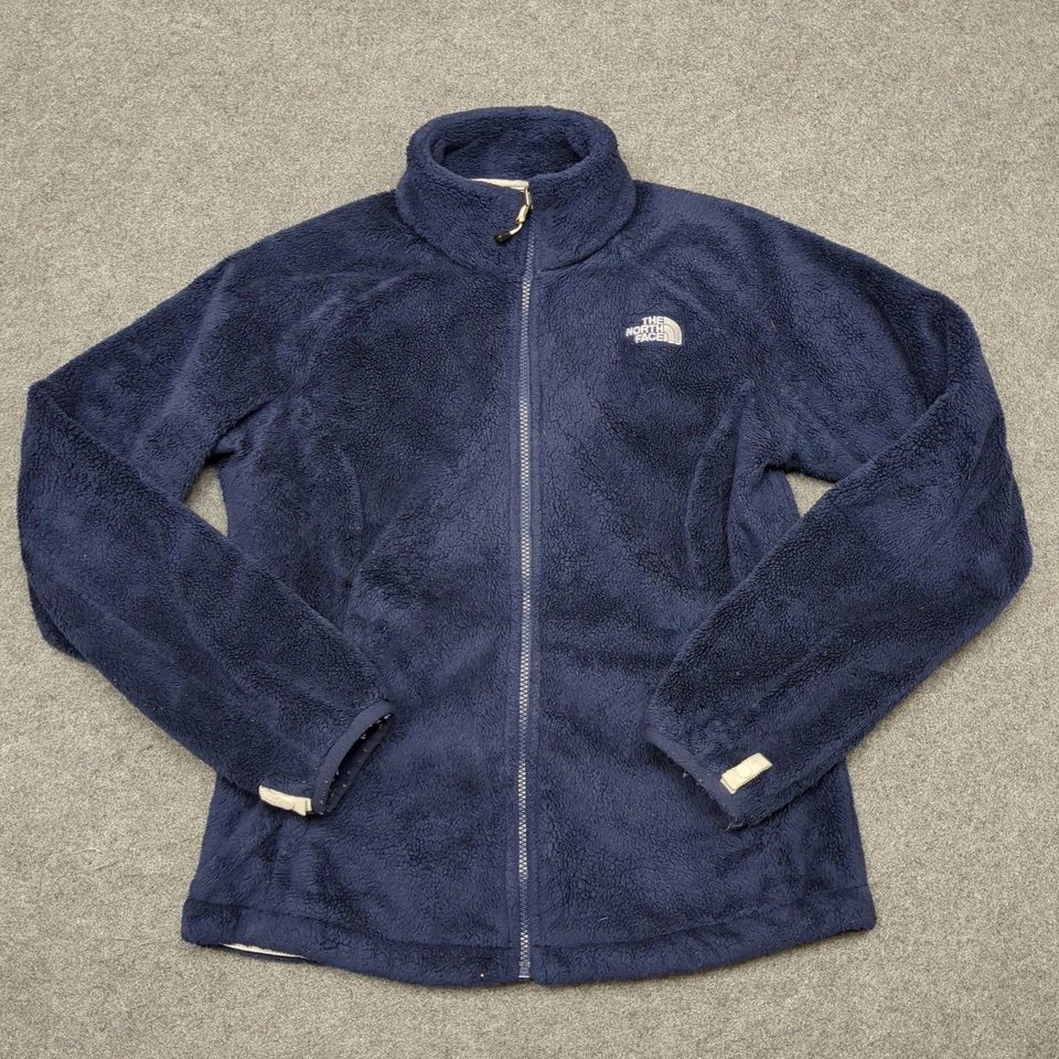 Chaqueta polar para mujer The North Face cremallera completa azul marino M M ajuste regular Foto 2 de 4