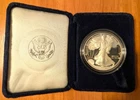 1995 American Silver Eagle Bullion Proof $1 Coin w/ Collectible Box
