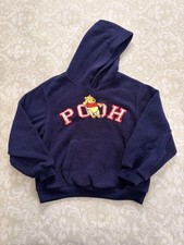 VTG Winnie The Pooh Kids Pullover Hoodie Size SM. Disney Store