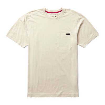 Wolverine Men Classic Short Sleeve Pocket Tee Stone XXL  Apparel