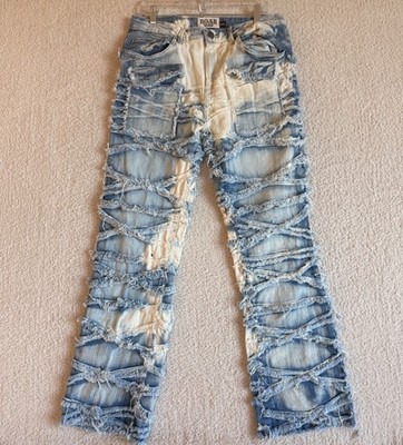 Roar Denim Jeans, Distressed 32x33 