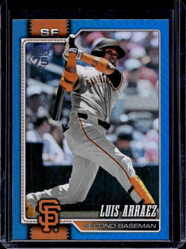 2026 Topps Luis Arraez Blue Rainbow Foil #/150 Giants