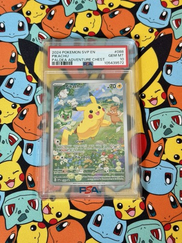 Pikachu graded PSA 10 for sale on eBay