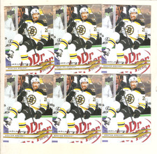 Elias Lindholm 2025-26 Upper Deck Series 1 Base Card #8- 6 Card Lot Bruins
