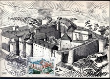 1686+ FDC CARTE 1er JOUR       CHATEAU FORT SEDAN.