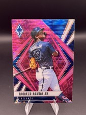 2021 Panini Chronicles - Phoenix Ronald Acuña Jr. #8 Pink Pulsar