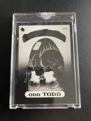 Garbage Pail Kids 1985 71a Odd Todd 4-Color Mask Negative Topps Vault Proof