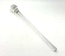 Crystal Glass Bar Rod Cocktail Martini Stirrer 11” Stir Stick Large Tear Drop