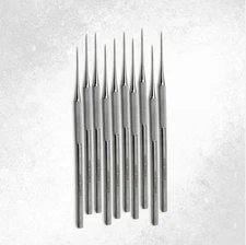 10 Pcs Dissecting Dissection Metal Teasing Needles Straight Pointed Tip Set