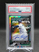 Felix Hernandez 2023 Topps Finest Moments Auto PSA 10 Autograph Card #FMA-FH