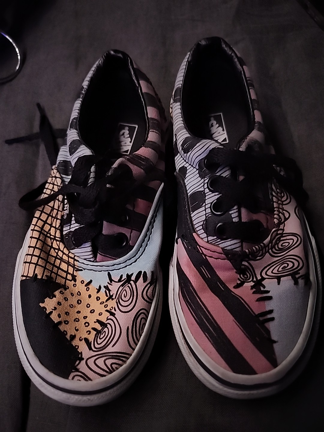 Vans Nightmare Before Christmas Sally Shoes Size 12.5 Kids
