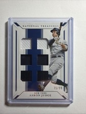 2019 National Treasures Aaron Judge Game Used Gear Materials 6-piece Relic  /99