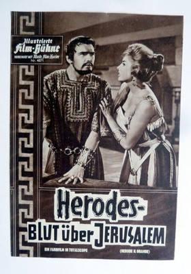 IFB 4871 HERODES -Blut über Jerusalem FILMPROGRAMM 4-seitig E. PURDOM M. GIROTTI