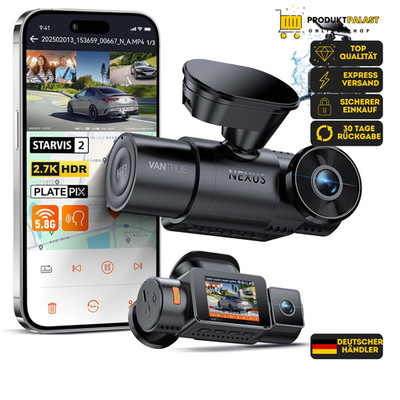 VANTRUE N4S 3 Lens STARVIS 2 Dashcam Auto 5GHz WiFi GPS 194
