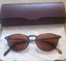 Near Mint Oliver Peoples OV5004 1016 Riley Coco 47-20-145 Sunglasses W/case