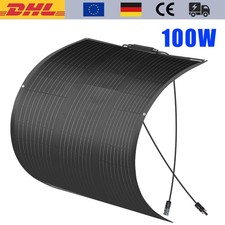100W SolarPanel 12v/18v Mono Flexibles Solarmodul Für Wohnwagen/Camping/Zuhause