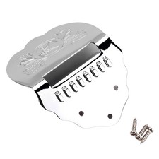 Ornamented Mandolin Tailpiece Metal Structure Optimizes Resonance 8 String