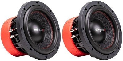 (2) MB Quart RW1-254 800 Watt RMS 10'' Subwoofers DVC 4 Ohm Car Audio Subs