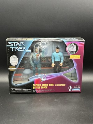 Playmates Star Trek Captain James Kirk & Mister Spock Interphase Collectors NEW