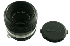 Objectif Nikon Ai Micro Nikkor 55mm F/3.5 Manuel - Monture F - état Moyen Avec Champignons - Import Japon