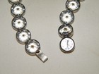 Antique Marked "CZECHOSLOVAKIA" CHOKER NECKLACE Clear Faceted Rhinestones — photo 9