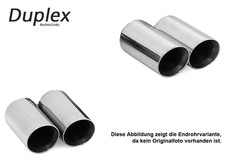 Fox Duplex Sportauspuff BMW 4er F32 420d Coupe mit M-Paket 435i-Optik je 2x80mm