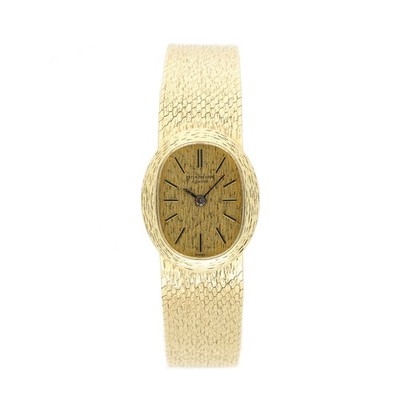 PATEK PHILIPPE ELLIPSE REF. 4111-1 GOLD DIAL 18K GOLD VINTAGE