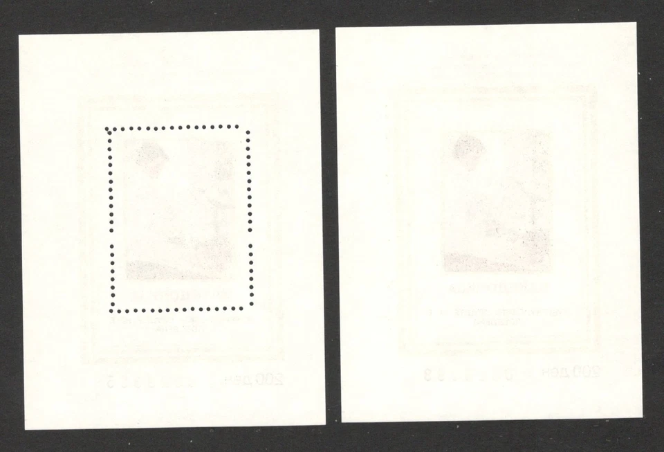 MACEDÔNIA - BLOCO PERFURADO + PERFURADO - CRUZ VERMELHA - TUBERCULOSE-1993. - Imagem 2 de 2