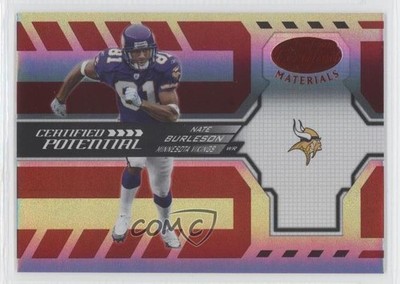 2005 Leaf Certified Materials Potential Mirror Red /250 Nate Burleson #CP-18 0l1