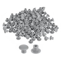 1000Stk Schraubenlochabdeckungen,5Mm φ,Kunststoff,Zum Einrasten,Hellgrau