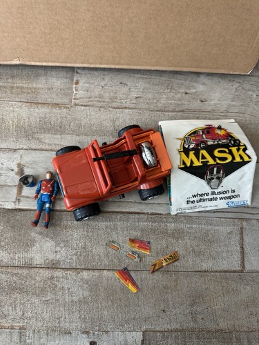 Kenner MASK M.A.S.K. 1985 Gator Orange Jeep Vintage! Complete - READ