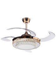 Ceiling Fan with Light ASHLEY with Remote Gold
