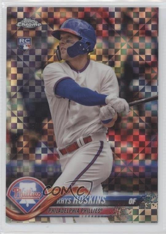 2018 Topps Chrome Update Target Exclusive X-Fractor 57/99 Rhys Hoskins 19n6