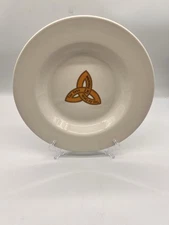 Steelite International  Irish Pub Rimmed Pasta Bowl Triquetra Knot 11 1/4”