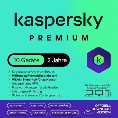 Premium Total Security 2025 2026 10 Geräte 2 Jahre EMAIL SOFORT