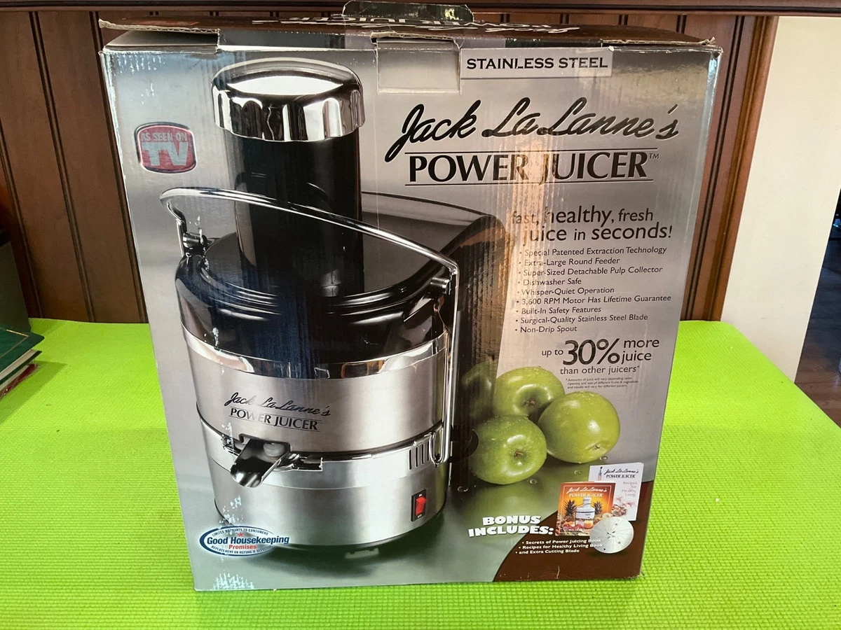 Jack Lalanne Power Juicer Stainless Steel for sale | eBay