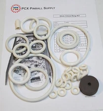 1963 Gottlieb Slick Chick Pinball Machine Rubber Ring Kit