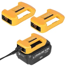 2 Pack USB Charger Adapter for De Walt 20V Li-ion Battery with Dual Socket US