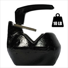 10 lb Counterweight with Locking Knob - Holds Down Stands and Balances Booms