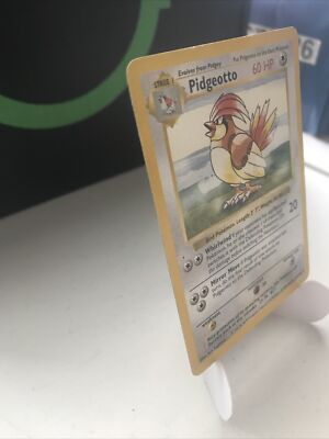 Pidgeotto - Shadowless - Base Set - Rare - 22/102 - 1999 WOTC