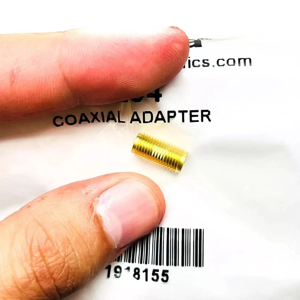 2 pcs Pomona 4284 RF Coaxial Adapter, SMA Jack, Straight, Female Socket, In-Line - Image 2 of 4