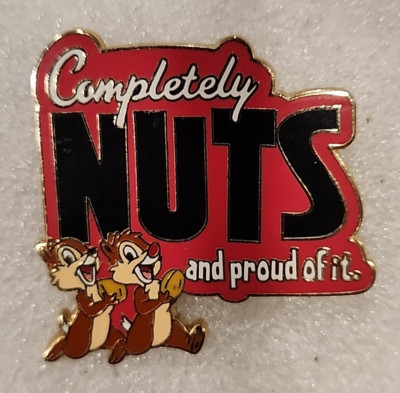 Disney Pin CHIP DALE COMPLETELY NUTS AND PROUD OF IT AP Artist Proof LE 00000
