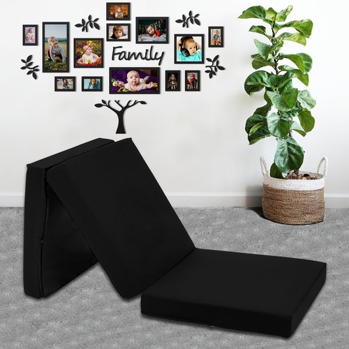 Colchón plegable cama Z reposapiés adulto puf silla y cama para dormir - Imagen 14 de 34
