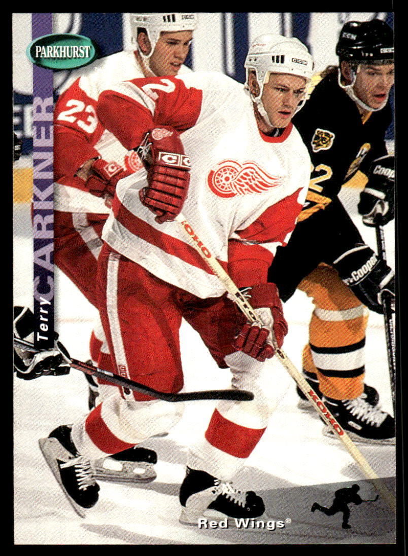 1994-95 Parkhurst #69 Terry Carkner Detroit Red Wings Hockey Card
